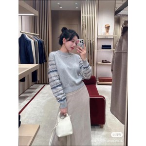 루이비통 2컬러 여자 니트