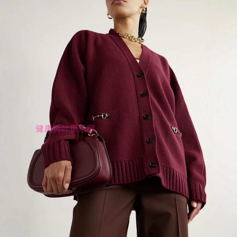 구찌 여자 가디건