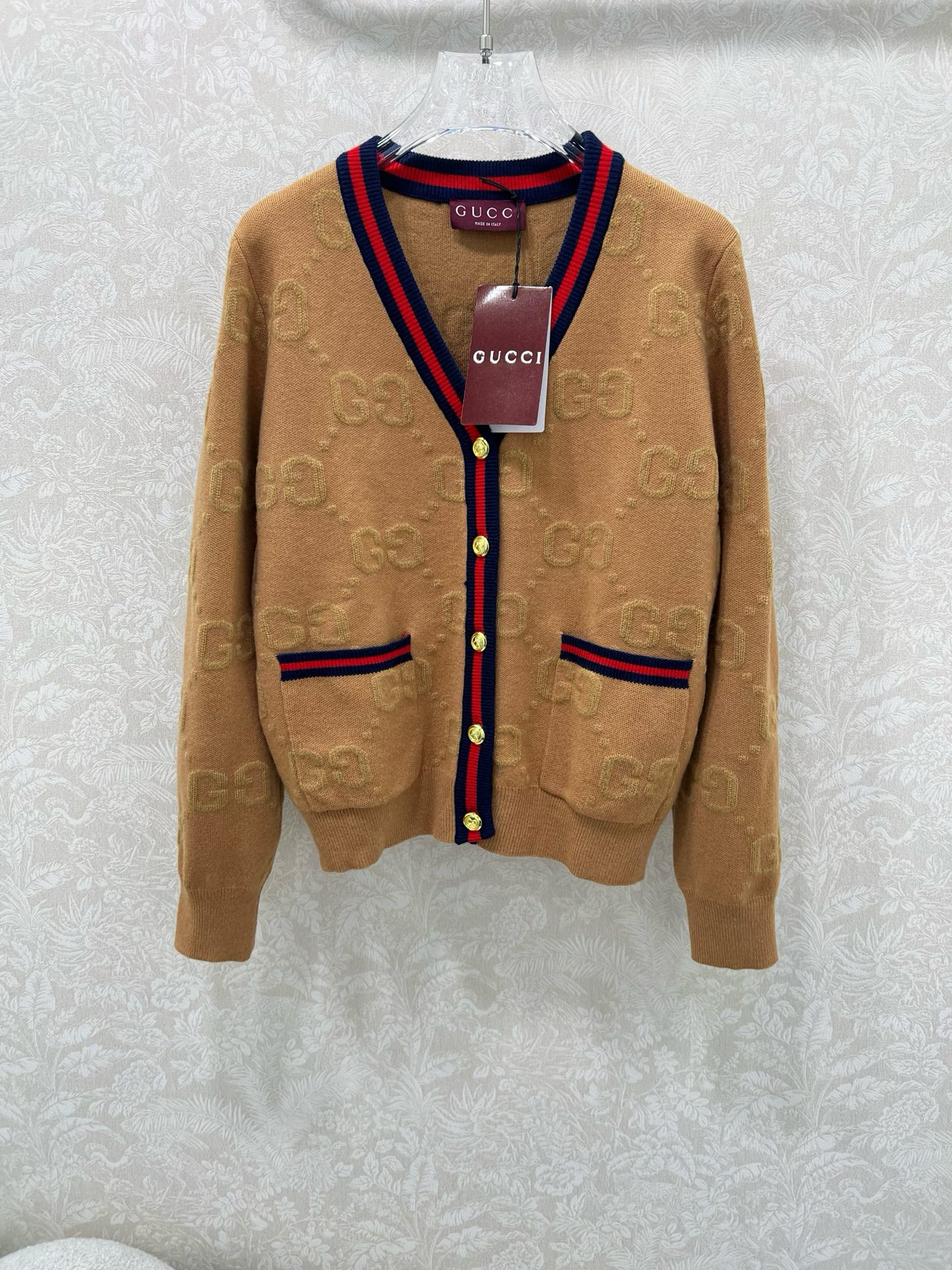 구찌 여자 가디건