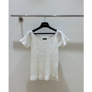 샤넬 2컬러 여자 반팔