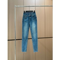 샤넬 2컬러 여자 청바지