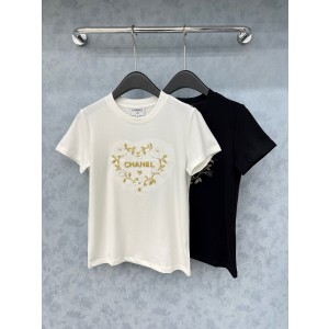 샤넬 2컬러 여자 반팔