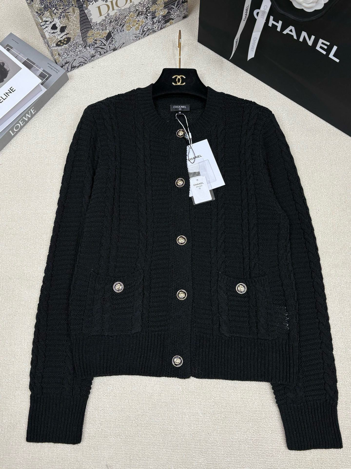 샤넬 여자 가디건