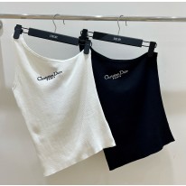 디올 2컬러 여자 조끼