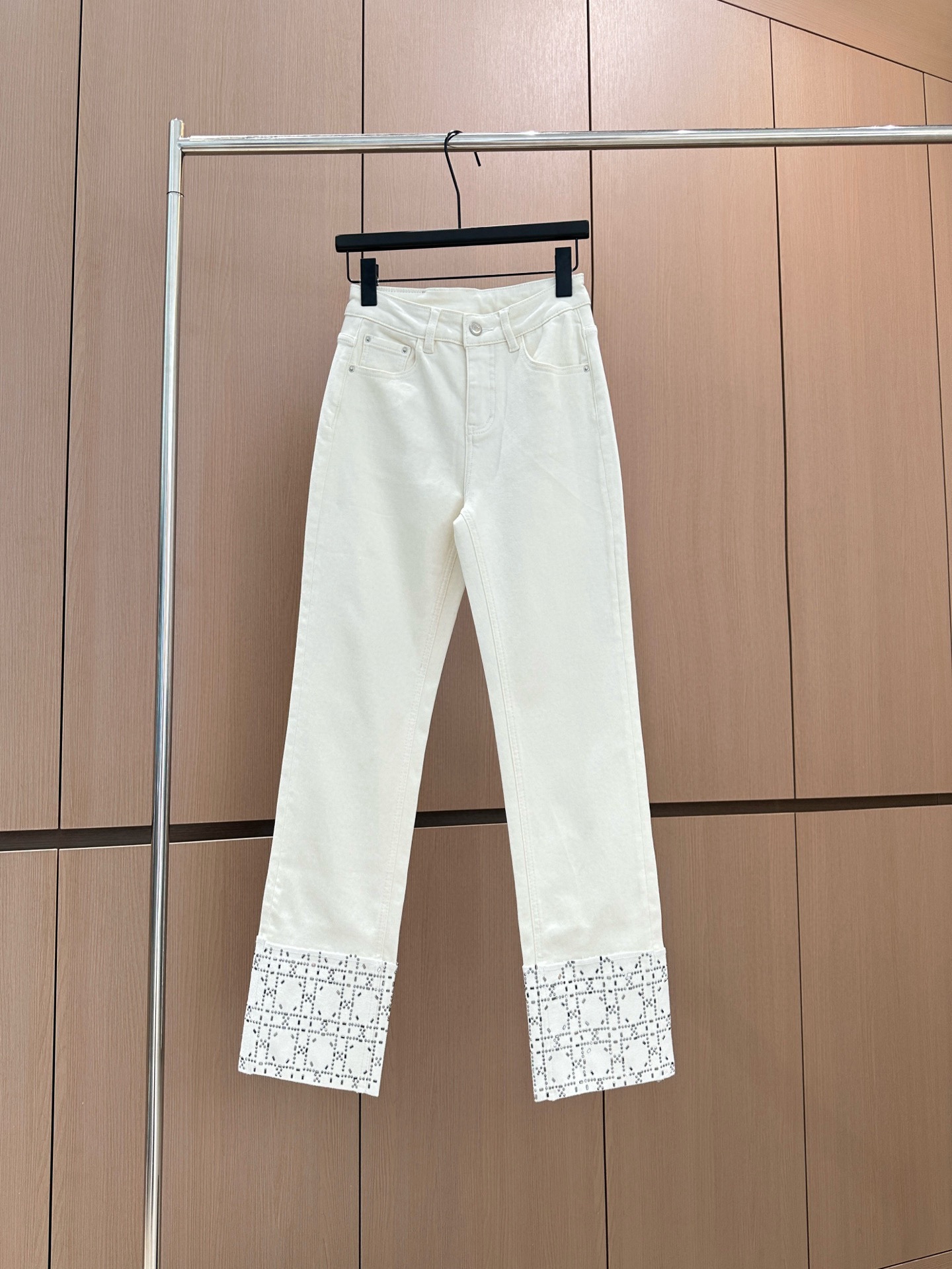 디올 2컬러 여자 바지