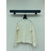 디올 2컬러 여자 니트