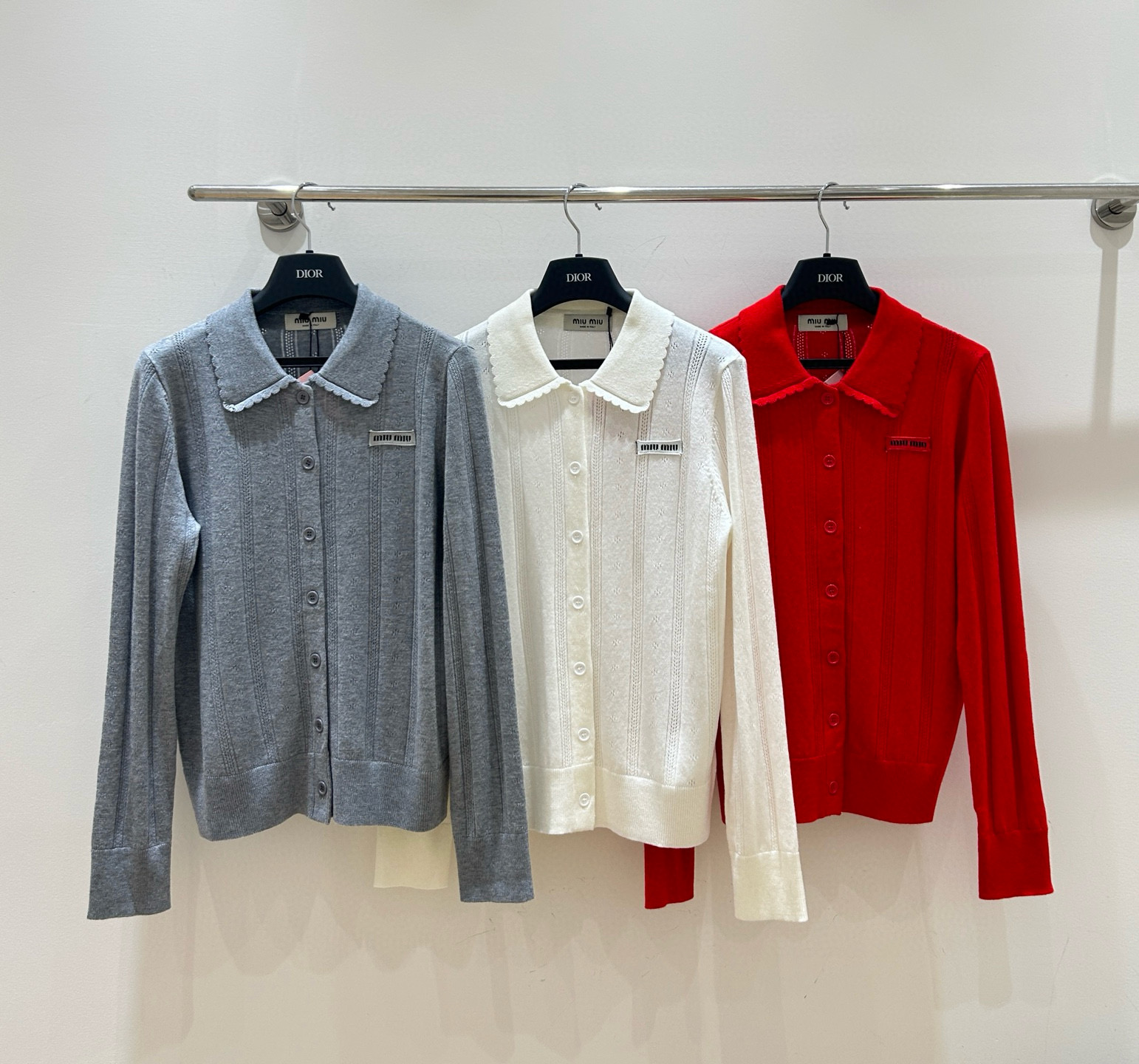 미우미우 3컬러 여자 셔츠