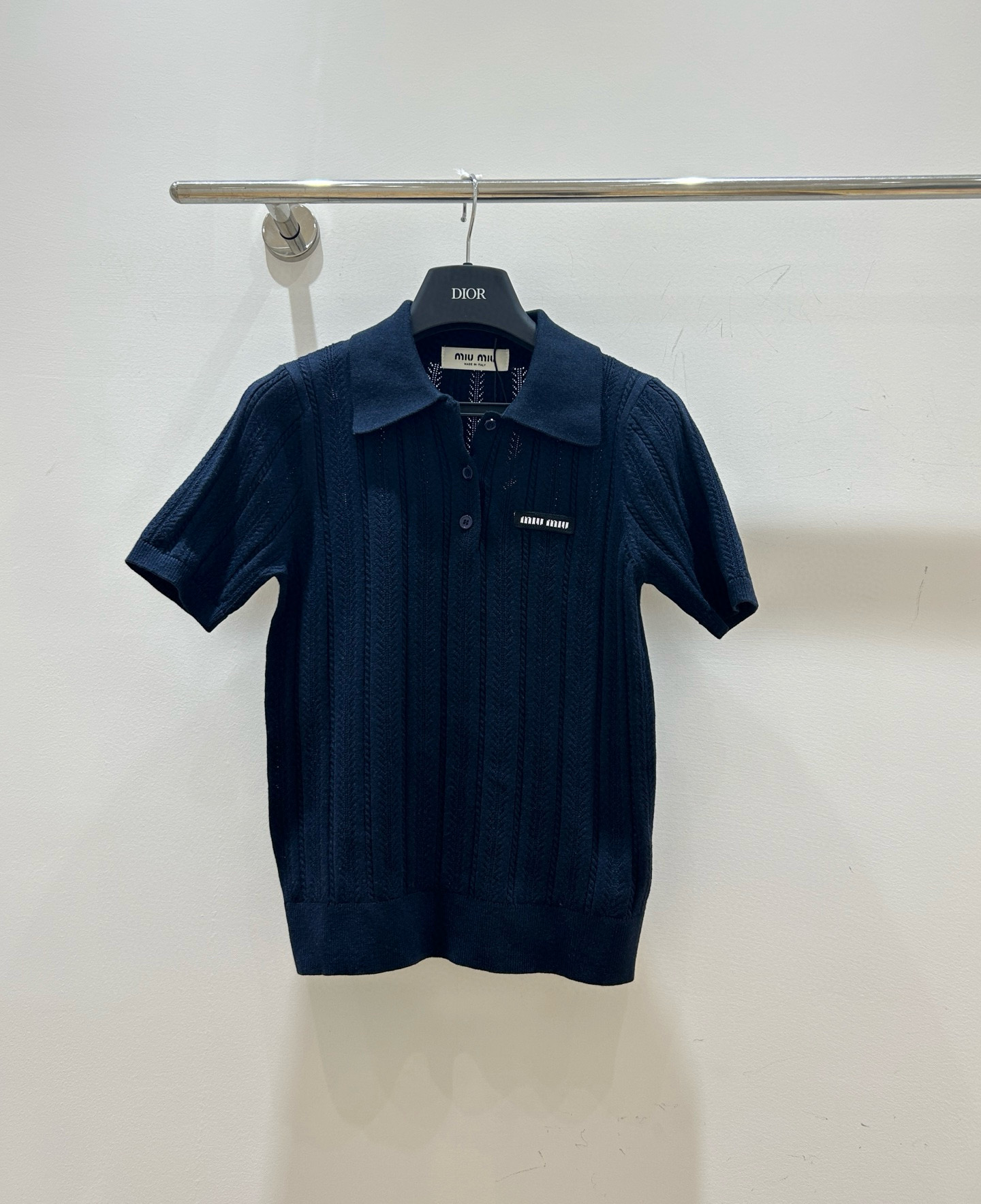 미우미우 2컬러 여자 반팔