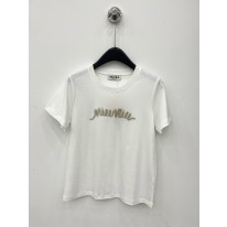 미우미우 2컬러 여자 반팔