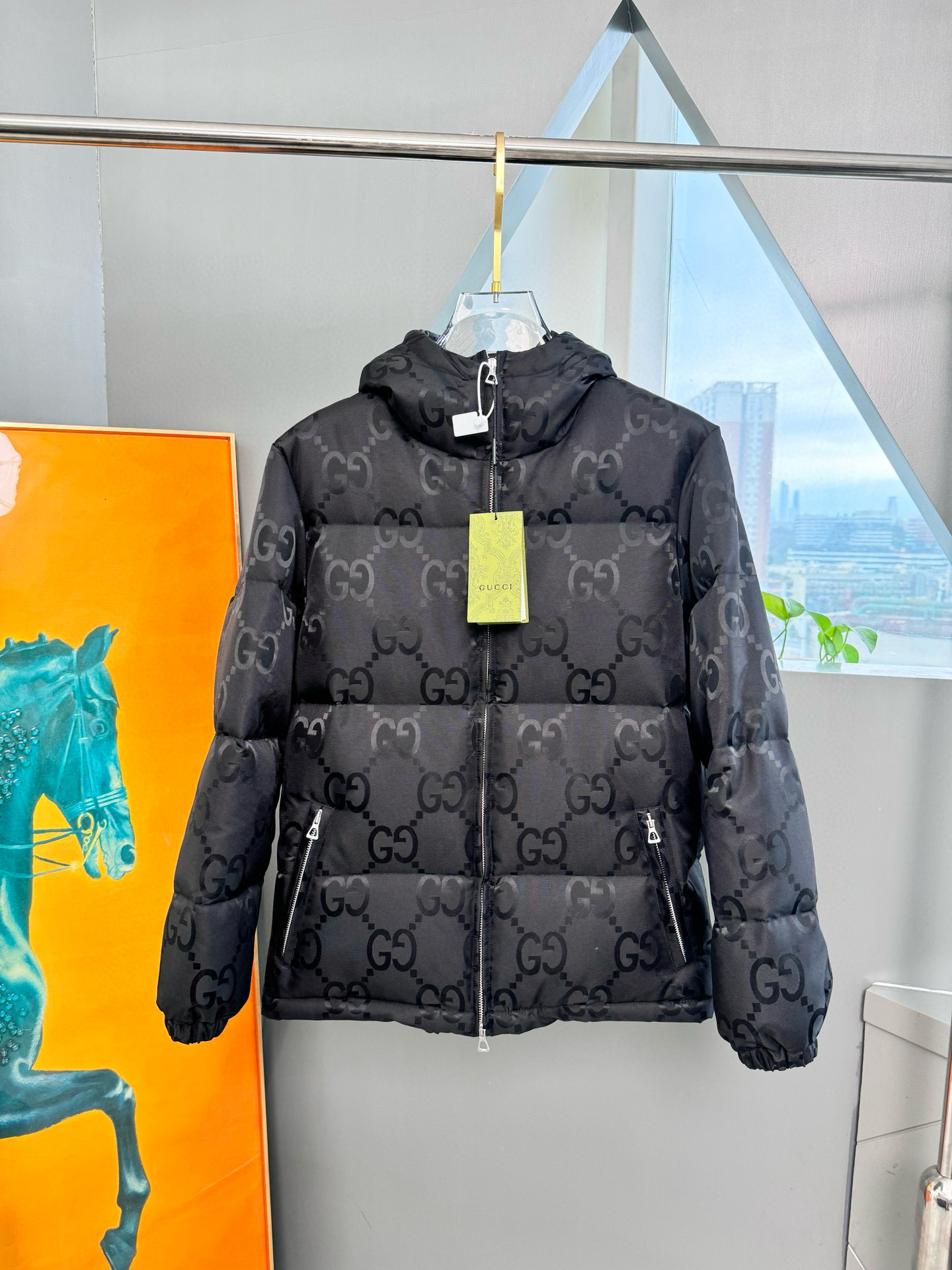 구찌 남자 패딩