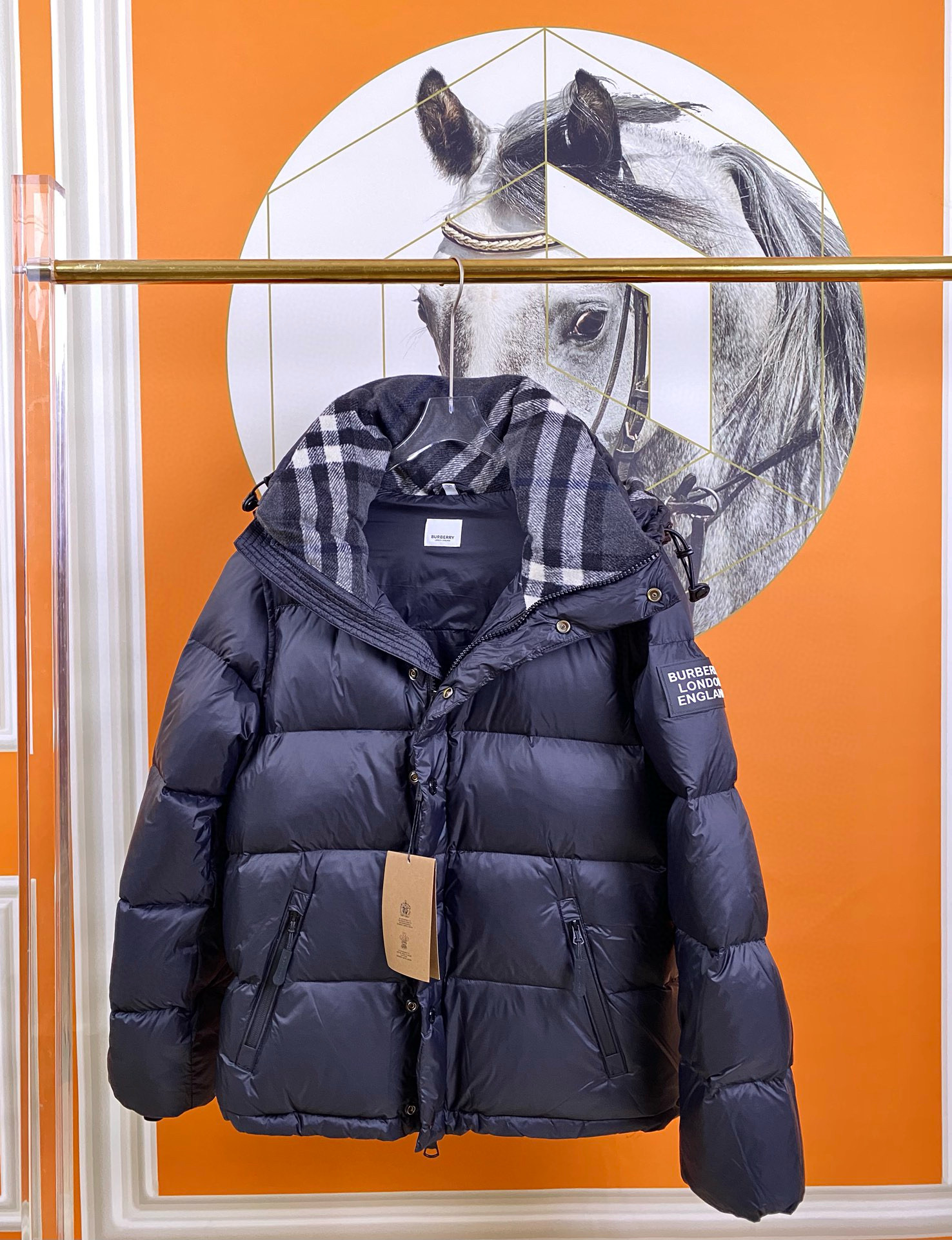 버버리 남자 패딩