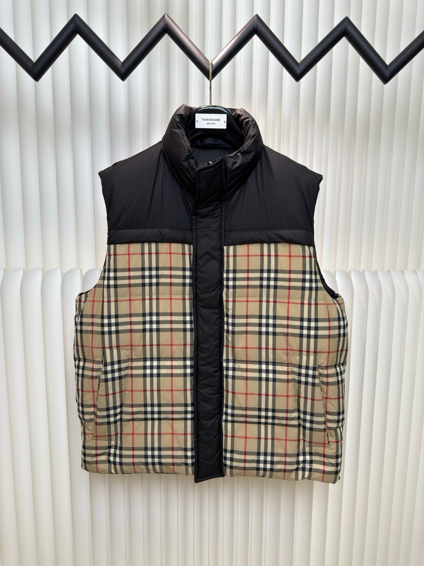 버버리 남자 조끼