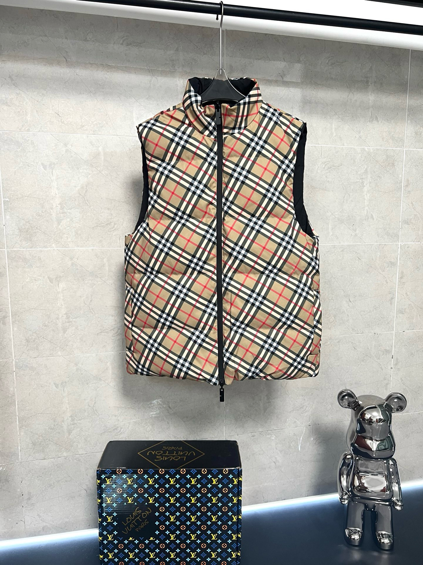 버버리 남자 조끼