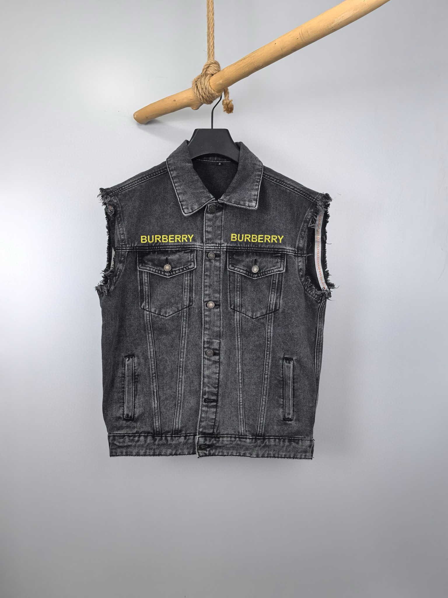 버버리 남자 조끼