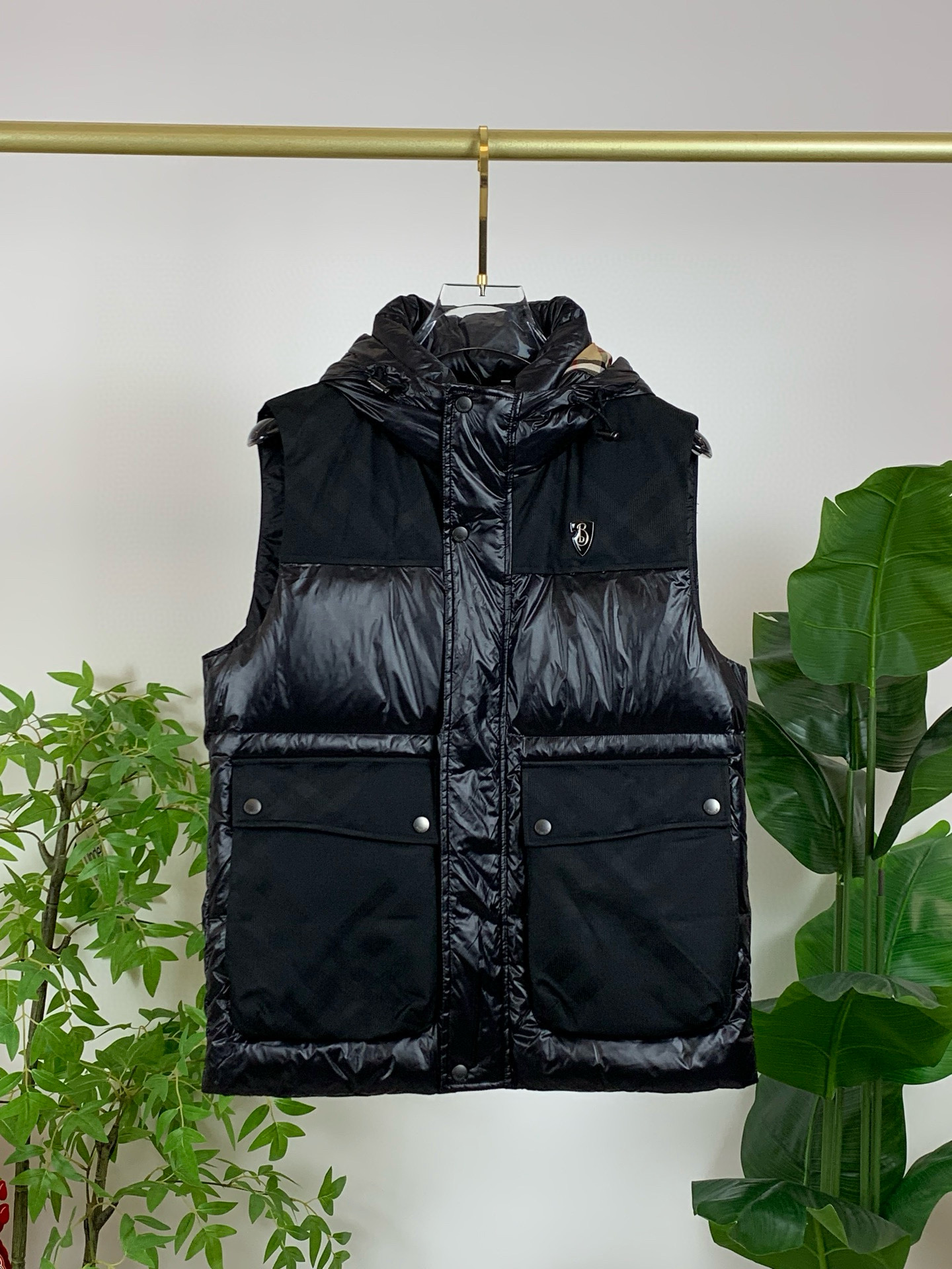 버버리 남자 조끼