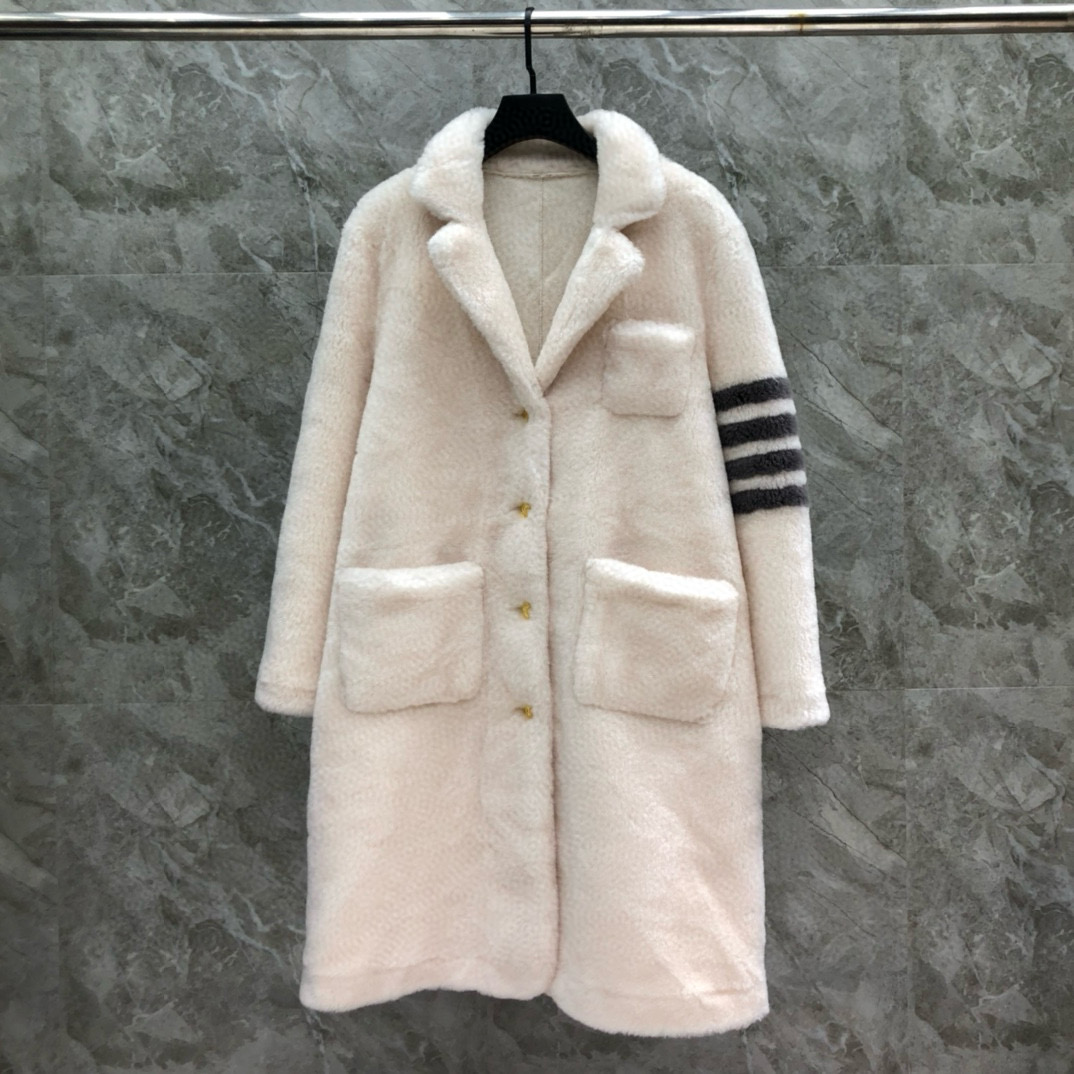 톰브라운 양모 남녀공용 코트